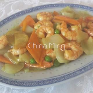 Gambas al curry - Imagen 1