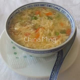 Sopa de huevos revueltos - Imagen 1